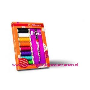 Gutermann creativ Romy 8 spoelen + Pincet art. nr. 734454 1 - 3572