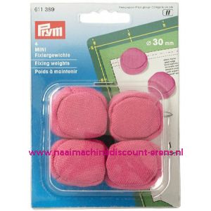 MINI FIXEERGEWICHTEN 4 stuks Prym Art. Nr. 611389
