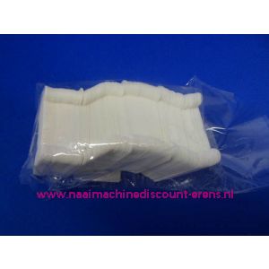 Wikkelkaartjes "Plastic" 100 Stuks voor borduurgarens / 006285