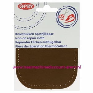 OPRY KNIESTUKKEN OPSTRIJKBAAR DONKER BRUIN