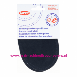 OPRY ELLEBOOGSTUKKEN ZWART-BLAUW