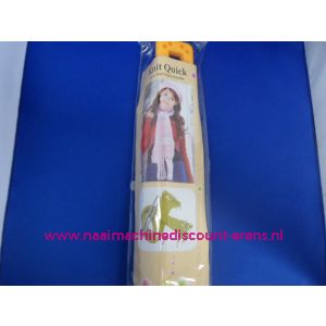 Knit Quick - Long Knitting Loom Set - klein & midden / 009328