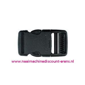 Klikgesp zwart 30 Mm 