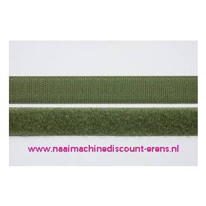 Klittenband 2 Cm kleur mos groen voor te naaien - 9978