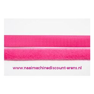 Klittenband 2 Cm kleur fel rose voor te naaien - 9982