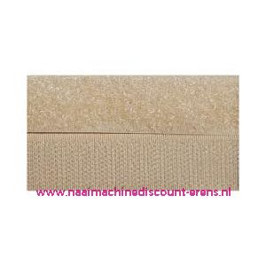 Klittenband 2 Cm kleur beige voor te naaien - 9985
