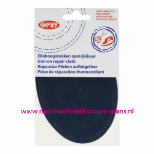 OPRY ELLEBOOGSTUKKEN DONKER BLAUW