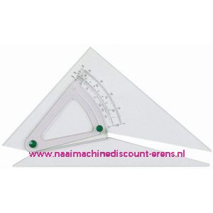 Adjustable Set Square - 30cm - Acryl Transparant 