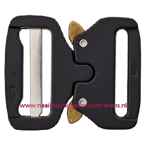 Metalen Gesp "Zwart - Brons" 40 Mm Union Knopf art.nr. 500922