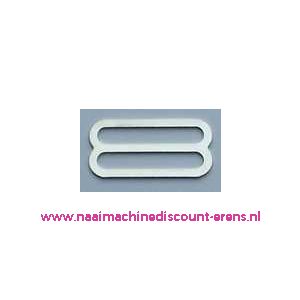 Bh versteller metaal Wit 15 Mm per stuk