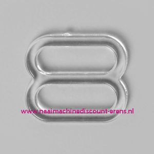 Bh versteller kunststof Transparant  15 Mm per stuk