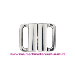 Ceintuur-En Bikinisl. Metaal 14 Mm Zilverkleurig Union