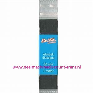Elastiek Koord Elasta 1,5 mm 5 meter Zwart