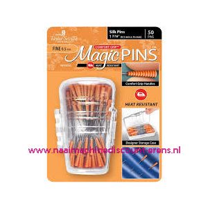 Zijden kopspelden 1 7/16” (0.5 Mm x 36 Mm)  Verkrijgbaar in 50 stuks