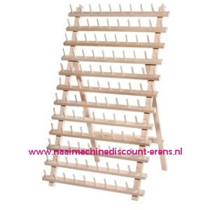 Garenstandaard hout voor 120 klossen 66 x 36 cm