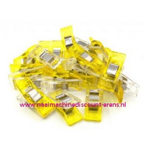 BABYSNAP WONDER CLIPS GEEL 20 stuks