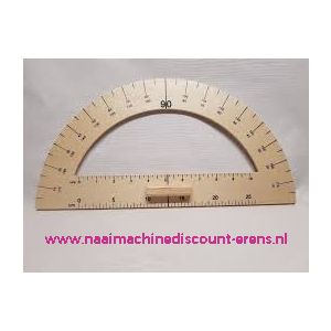  Houten meetlat rond 