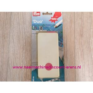 Centimeter "DUO" 1 zijde flexibel 1.5 M. & 1 zijde stijf 2 M. prym art.nr. 282250