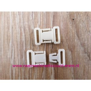Ceintuur-En Bikinisl. Plastic 2 zijden 12 Mm  per paar