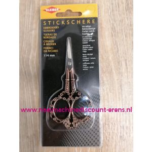 Kleiber Antieke borduurschaar 114 mm Antiek Koper