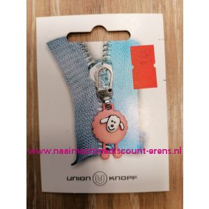 Ritsenschuiver "Schaap Roze" Union Knopf