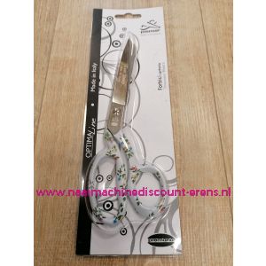 PREMAX kleermakerschaar TOP QUALITY design div. bloemen klein 20 Cm
