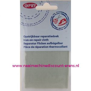 Grijs Reflecterend Opstrijkbaar Reparatiedoek - Opry