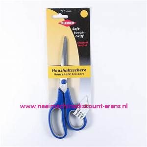 Kleiber Stoffen-/ Huishoudschaar Discount 220 Mm blauw