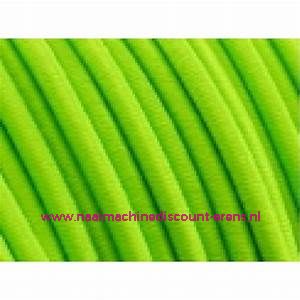 Elastiek Koord 3 Mm per meter "Neon groen"