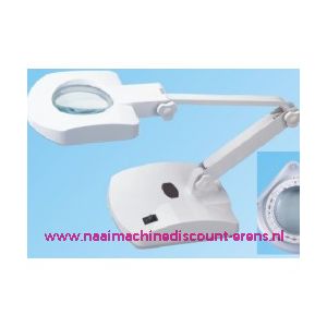 Elektrische loeplamp met schaararm en led-verlichting