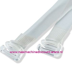 Schouderband satijn transparant 10 Mm - MEDIAC