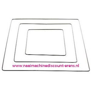 Metalen frame vierkant 80 Cm - ALLEEN OPHALEN IN WINKEL