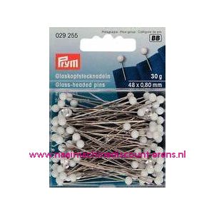 Glaskopspelden extra large 0,48 x 80 Mm prym art.nr. 029255