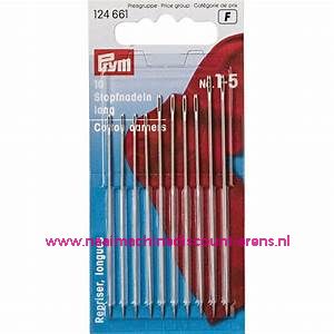 Stopnaalden Lang Staal No.1-5 Ziliver prym art.nr. 124661
