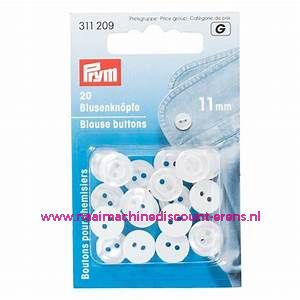 Polyesterknopen 20 stuks Parlemoer 11 Mm Prym art.nr. 3112109