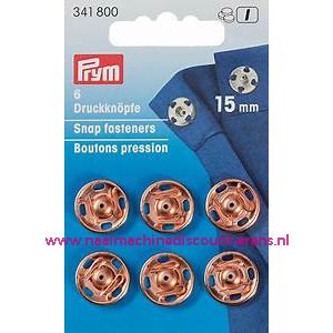 Drukkers Ms Koper 15 Mm prym art.nr. 341800