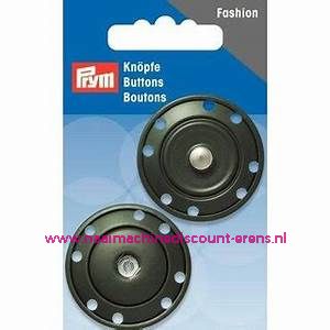 Drukknoop 35 Mm donker groen prym art.nr. 341835