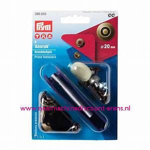 Naaivrijdrukknopen Anorak met design dop Brons 20 Mm 6 Stuks Prym art.nr. 390355
