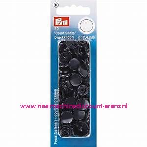 Naaivrijdrukknopen "COLOR SNAPS" 12.4 Mm 30 stuks prym art.nr. 393102