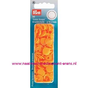 Naaivrijdrukknopen "COLOR SNAPS" 12.4 Mm 30 stuks prym art.nr. 393110