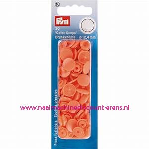 Naaivrijdrukknopen "COLOR SNAPS" 12.4 Mm 30 stuks prym art.nr. 393117