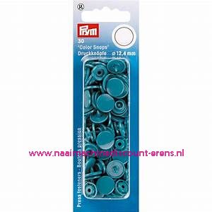 Naaivrijdrukknopen "COLOR SNAPS" 12.4 Mm 30 stuks prym art.nr. 393127