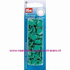 Naaivrijdrukknopen "COLOR SNAPS" 12.4 Mm 30 stuks prym art.nr. 393129