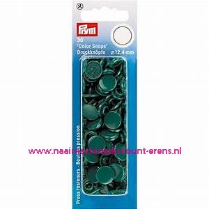 Naaivrijdrukknopen "COLOR SNAPS" 12.4 Mm 30 stuks prym art.nr. 393131