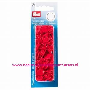 Naaivrijdrukknopen "COLOR SNAPS" 12.4 Mm 30 stuks prym art.nr. 393138