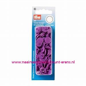 Naaivrijdrukknopen "COLOR SNAPS" 12.4 Mm 30 stuks prym art.nr. 393141
