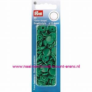 Naaivrijdrukknopen "COLOR SNAPS" 12.4 Mm 30 stuks prym art.nr. 393151