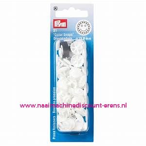 Naaivrijdrukknopen "COLOR SNAPS BLOEM" 13.6 Mm 21 stuks prym art.nr. 393403