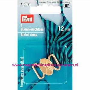 Ceintuur-En Bikinisluiting Metaal Goudkleurig 12 Mm per stuk prym art.nr.416121