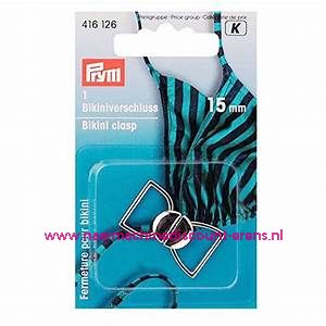 Ceintuur-En Bikinisluiting Metaal Zilverkleurig 15 Mm per stuk prym art.nr.416126 